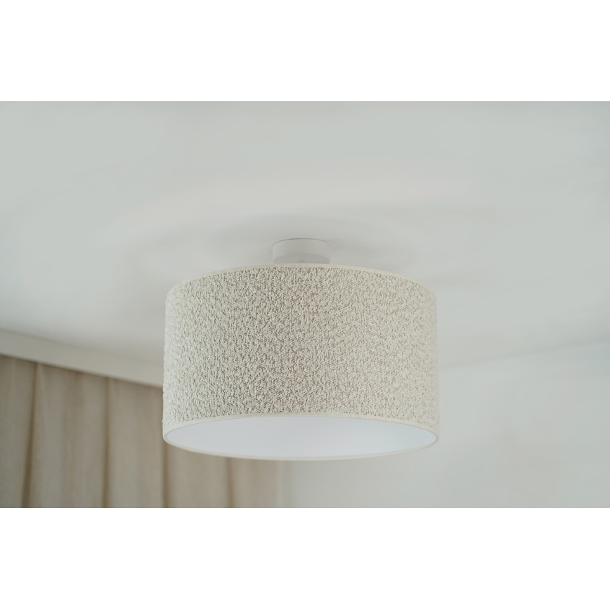 Brilagi - Πλαφονιέρα οροφής BOUCLE ROLLER 1xE27/15W/230V διάμετρος 45 cm κρεμ