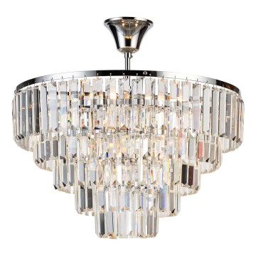 Brilagi - Πλαφονιέρα οροφής CRYSTAL 5xE14/40W/230V γυαλιστερό χρώμιο