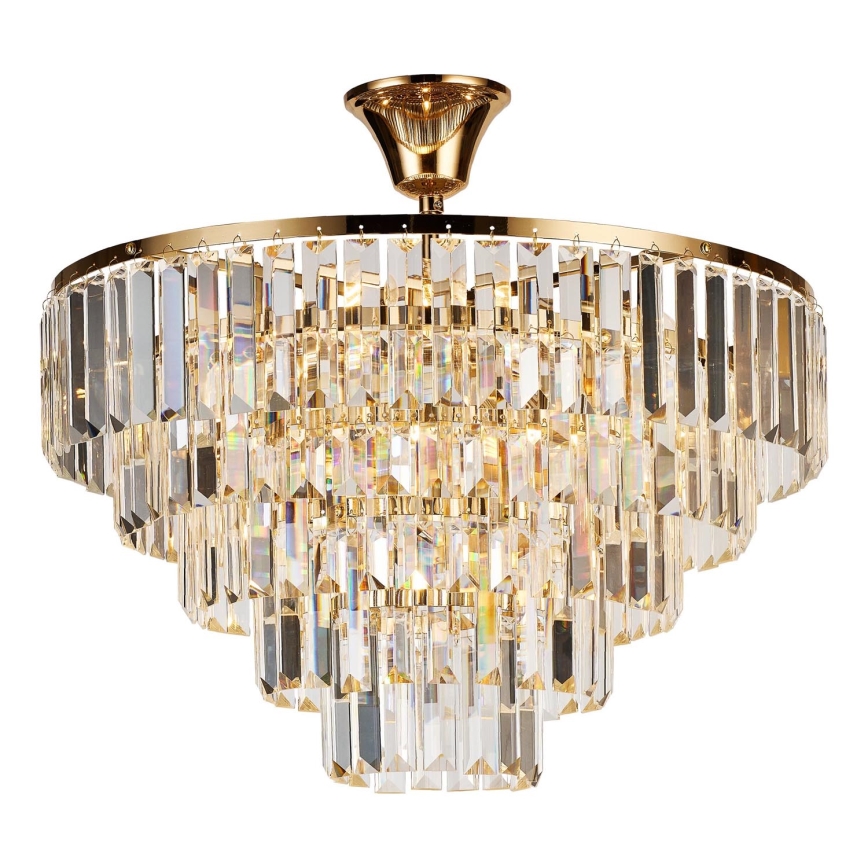 Brilagi - Πλαφονιέρα οροφής CRYSTAL 5xE14/40W/230V χρυσό