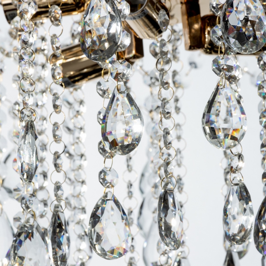 Brilagi - Πλαφονιέρα οροφής CRYSTAL 6xE14/60W/230V χρυσό