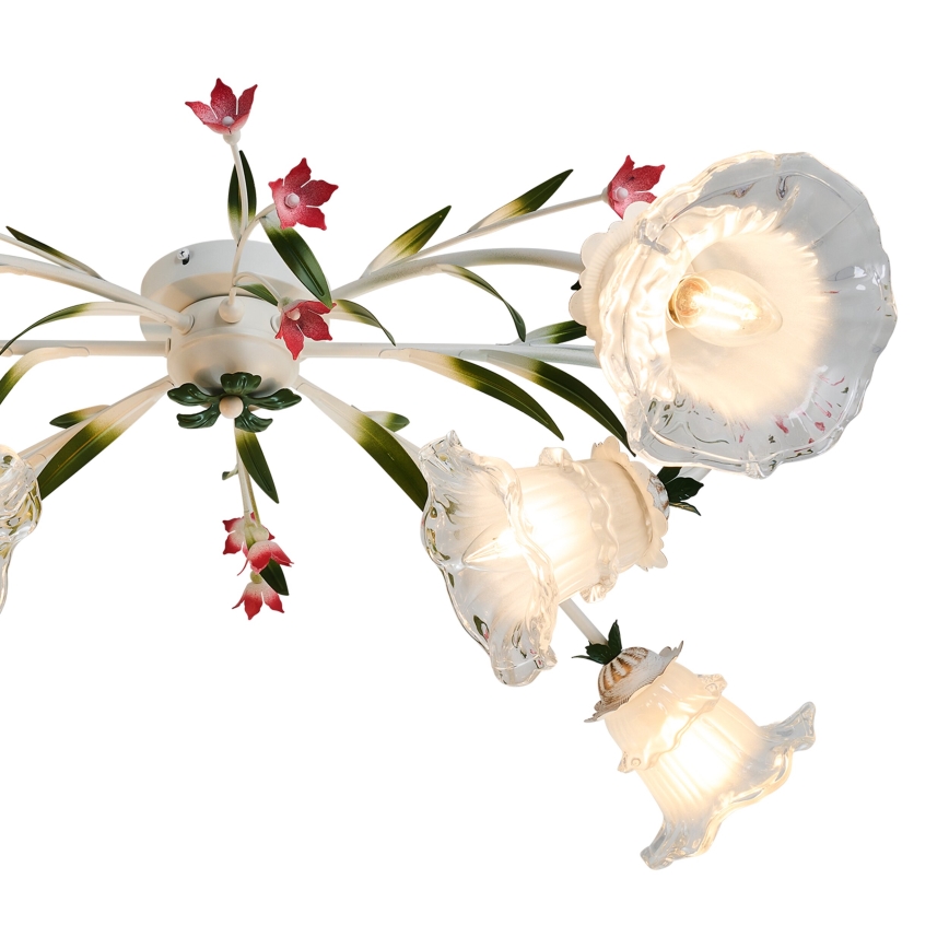 Brilagi - Πλαφονιέρα οροφής FLORA 6xE14/60W/230V