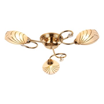 Brilagi - Πλαφονιέρα οροφής MEGAPOLIS 3xE14/60W/230V χρυσό