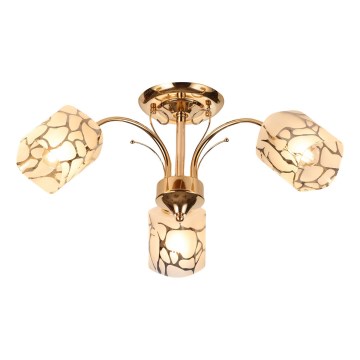 Brilagi - Πλαφονιέρα οροφής MEGAPOLIS 3xE14/60W/230V χρυσό