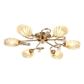 Brilagi - Πλαφονιέρα οροφής MEGAPOLIS 6xE14/60W/230V χρυσό