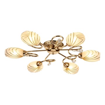 Brilagi - Πλαφονιέρα οροφής MEGAPOLIS 6xE14/60W/230V χρυσό