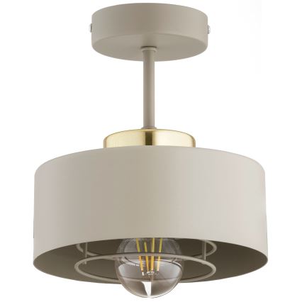 Brilagi - Πλαφονιέρα οροφής SPRING 1xE27/60W/230V μπεζ/χρυσό