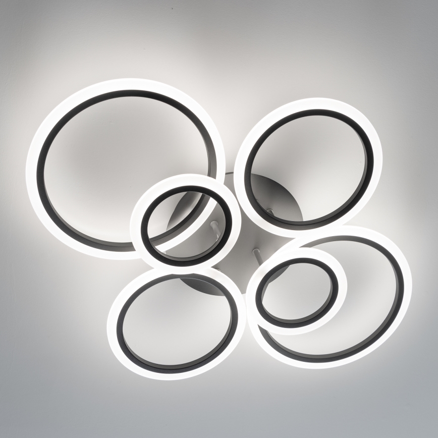 Brilagi - Πλαφονιέρα οροφής ντιμαριζόμενηLED ORBITS LED/85W/230V 3000-6500K ανθρακί + τηλεχειριστήριο