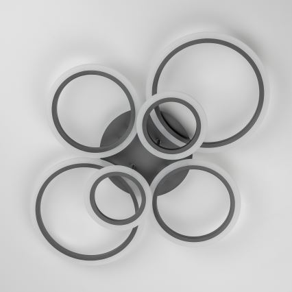 Brilagi - Πλαφονιέρα οροφής ντιμαριζόμενηLED ORBITS LED/85W/230V 3000-6500K ανθρακί + τηλεχειριστήριο