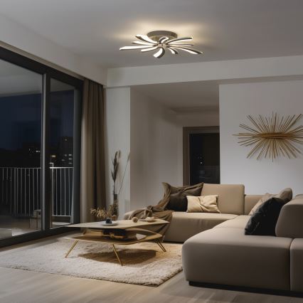 Brilagi - Πλαφονιέρα οροφής ντιμαριζόμενη LED TWIST LED/55W/230V 3000-6500K ανθρακί + τηλεχειριστήριο