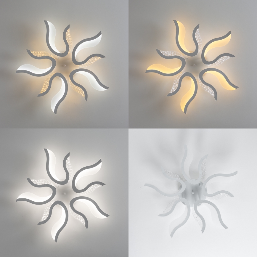 Brilagi - Πλαφονιέρα οροφής ντιμαριζόμενη LED TWIST LED/65W/230V 3000-6500K λευκό + τηλεχειριστήριο