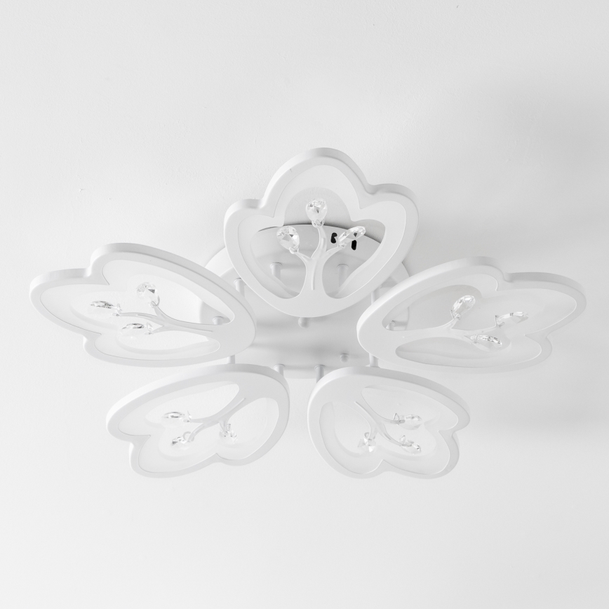 Brilagi - Πλαφονιέρα οροφής ντιμαριζόμενη LED TWIST LED/80W/230V 3000-6500K λευκό + τηλεχειριστήριο