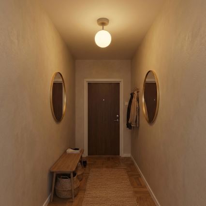 Brilagi - Προσαρτημένο φωτιστικό οροφής 1xE27/60W/230V μπεζ/χρυσό