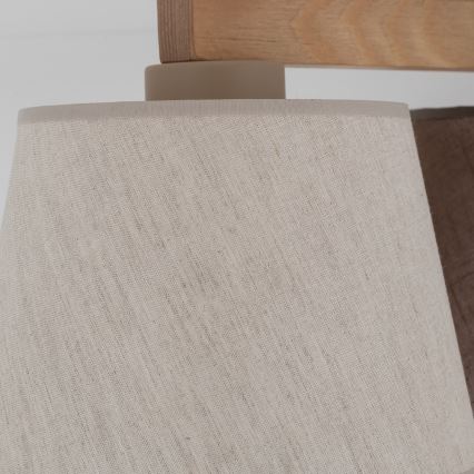 Brilagi - Προσαρτημένο φωτιστικό οροφής LATTE 3xE27/15W/230V πεύκο/μίξη