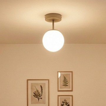 Brilagi - Προσαρτημένο φωτιστικό οροφής MILO ECRU 1xE27/60W/230V μπεζ/χρυσό