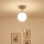 Brilagi - Προσαρτημένο φωτιστικό οροφής MILO ECRU 1xE27/60W/230V μπεζ/χρυσό