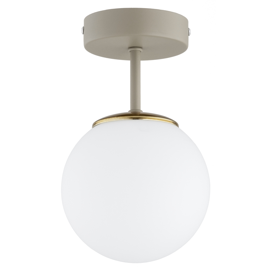 Brilagi - Προσαρτημένο φωτιστικό οροφής MILO ECRU 1xE27/60W/230V μπεζ/χρυσό