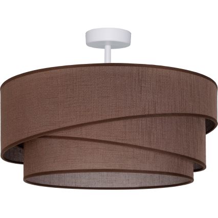Brilagi - Προσκολλητό φωτιστικό οροφής ARROW 1xE27/60W/230V Ø 45 cm καφέ