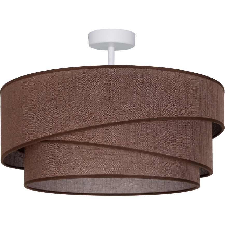 Brilagi - Προσκολλητό φωτιστικό οροφής ARROW 1xE27/60W/230V Ø 45 cm καφέ