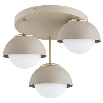 Brilagi - Προσκολλητός πολυέλαιος COSMO 3xE27/60W/230V μπεζ/χρυσό