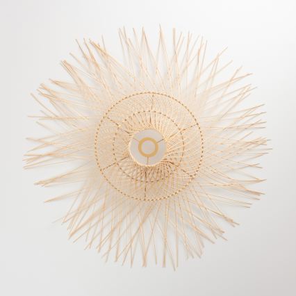 Brilagi - Προσκολλητός πολυέλαιος LED CERIA BOHO 1xE27/40W/230V Ø 70 εκ. μπαμπού/δρυς