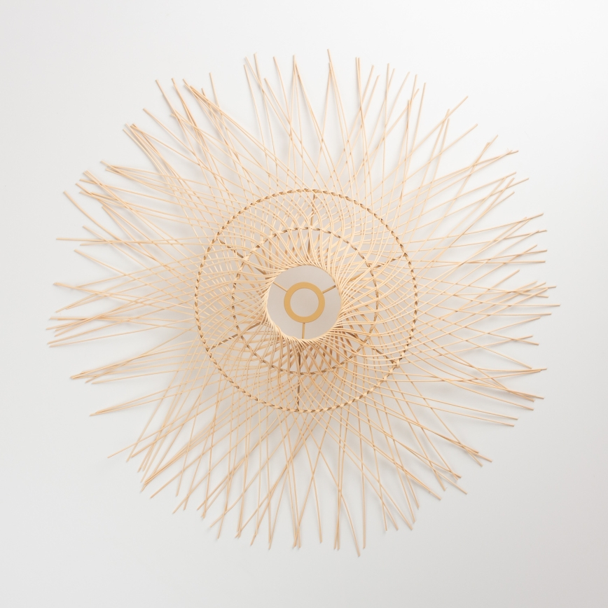 Brilagi - Προσκολλητός πολυέλαιος LED CERIA BOHO 1xE27/40W/230V Ø 70 εκ. μπαμπού/δρυς