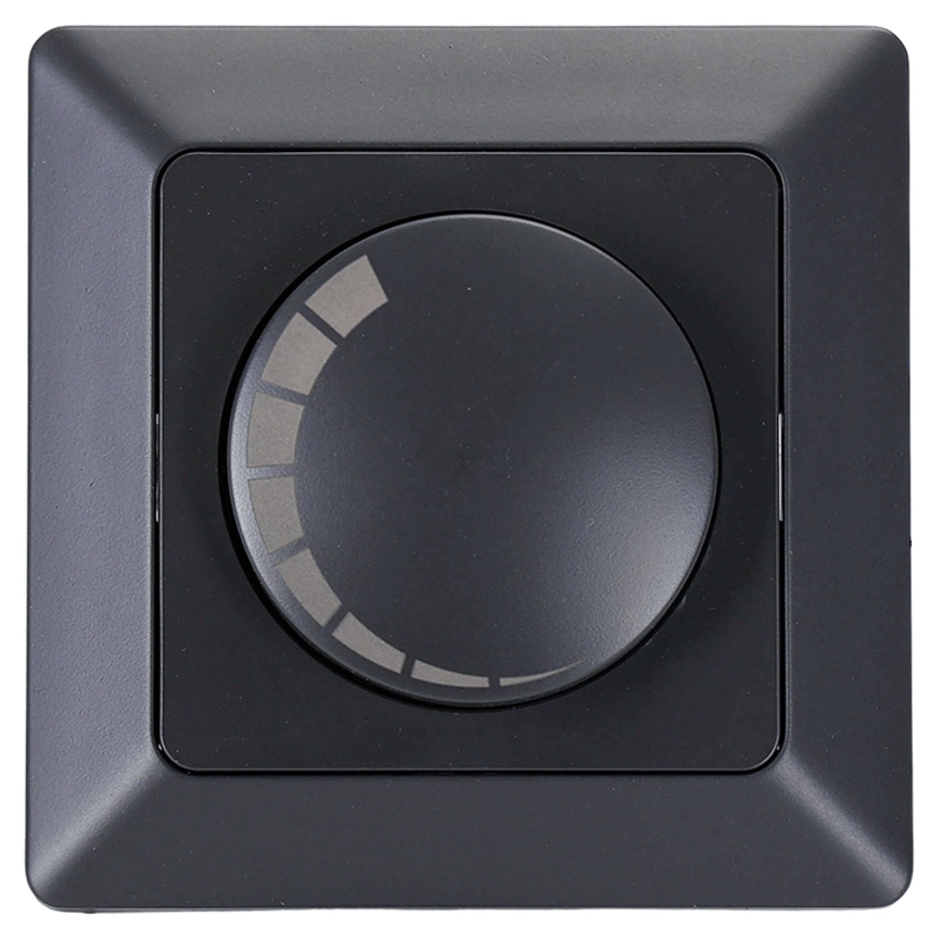 BRILAGI - Περιστροφικός ροοστάτης με πλαίσιο 110W/230V, μαύρο