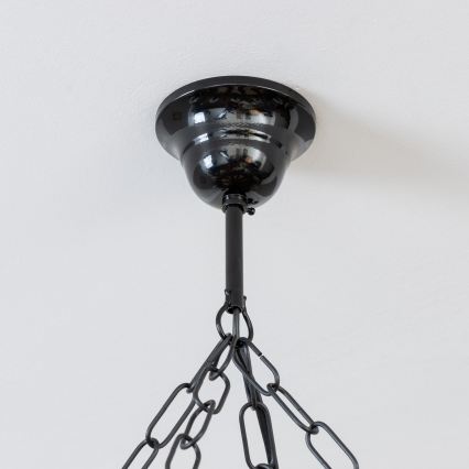 Brilagi - Πολύφωτο με αλυσίδα TIMONA 8xE14/40W/230V, διάμ. 70 cm, οξιά