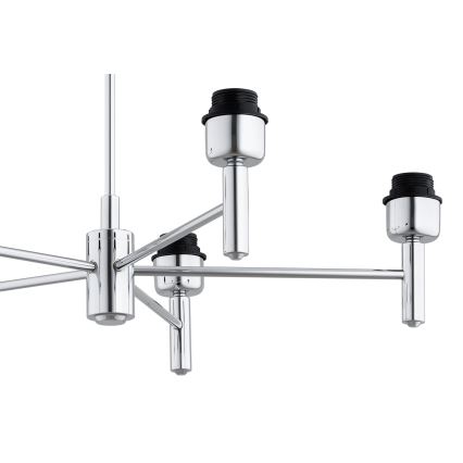 Brilagi - Πολυέλαιος σε ράβδο MONTE 5xE27/60W/230V μπεζ/γυαλιστερό χρώμιο