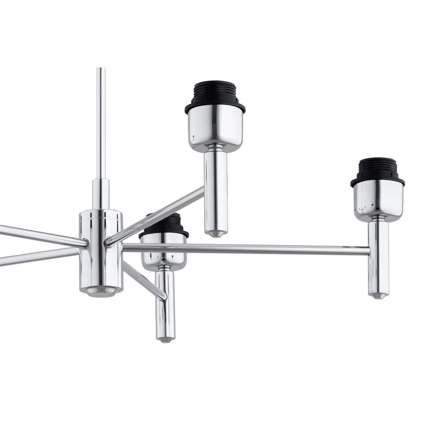 Brilagi - Πολυέλαιος σε ράβδο MONTE 5xE27/60W/230V μπεζ/γυαλιστερό χρώμιο