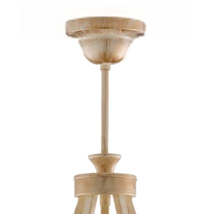 Brilagi - Πολυέλαιος σε ράβδο SAPHIRE 5xE27/15W/230V Ø 66 cm κρεμ/χρυσό/πατίνα