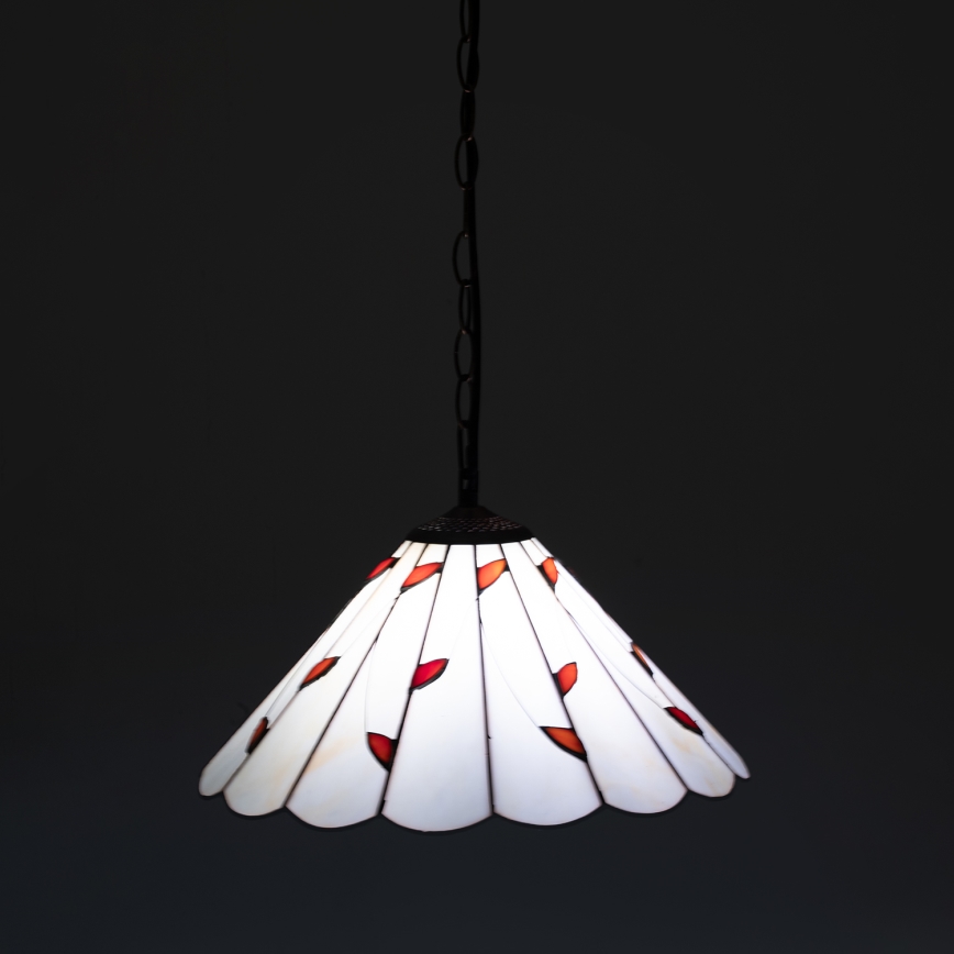 Brilagi - Πολυέλαιος Tiffany με βιτρώ σε αλυσίδα FOLIA 1xE27/60W/230V Ø 40 cm
