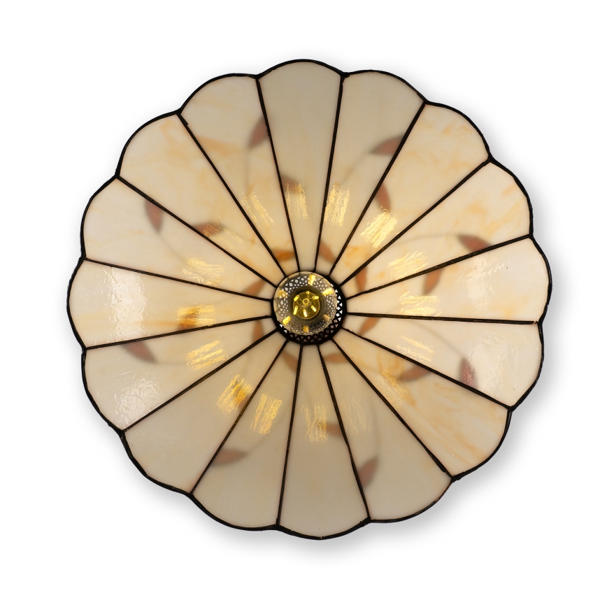 Brilagi - Πολυέλαιος Tiffany με βιτρώ σε αλυσίδα FOLIA 1xE27/60W/230V Ø 40 cm