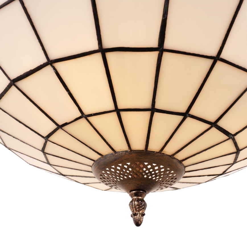 Brilagi - Πολυέλαιος Tiffany με βιτρό σε αλυσίδα SIENNA 3xE27/60W/230V Ø 50 cm