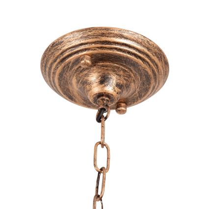 Brilagi - Πολυέλαιος Tiffany με βιτρό σε αλυσίδα SIENNA 3xE27/60W/230V Ø 50 cm