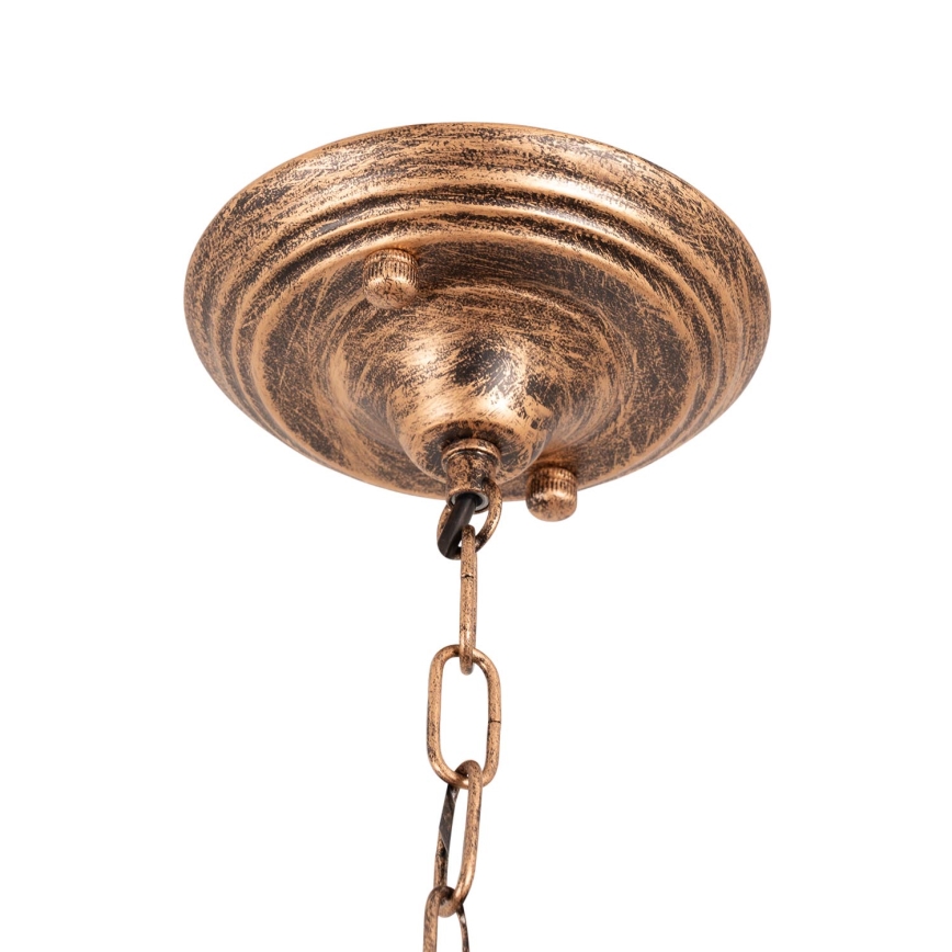 Brilagi - Πολυέλαιος Tiffany με βιτρό σε αλυσίδα SIENNA 3xE27/60W/230V Ø 50 cm
