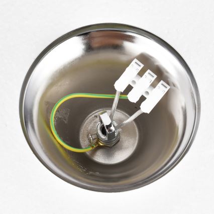 Brilagi - Πολυέλαιος με αλυσίδα ECLIPSE 5xE14/10W/230V Ø 38 cm ασημί