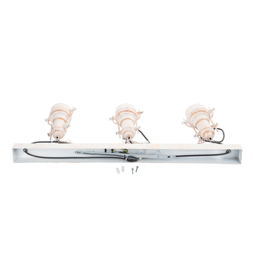 Brilagi - Πολυέλαιος με αλυσίδα PYRONIC 3xE27/40W/230V κρεμ/πατίνα