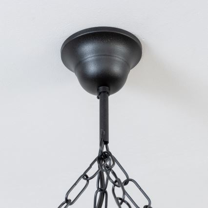 Brilagi - Πολυέλαιος με αλυσίδα ROATA 8xE14/40W/230V διάμ. 70 cm οξιά