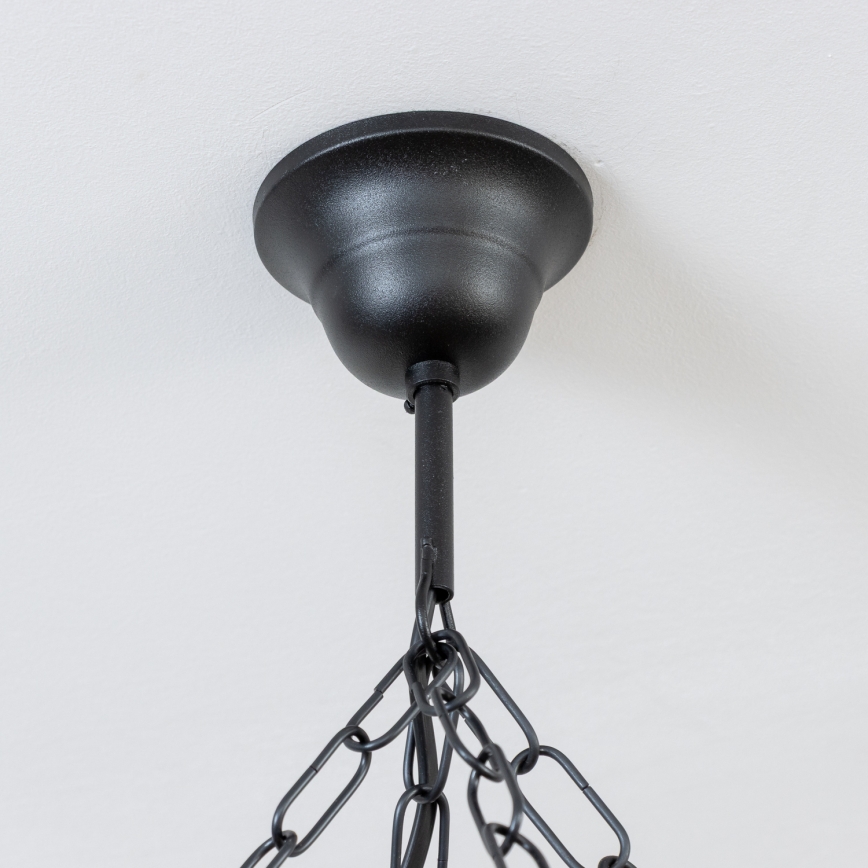 Brilagi - Πολυέλαιος με αλυσίδα ROATA 8xE14/40W/230V διάμ. 70 cm οξιά