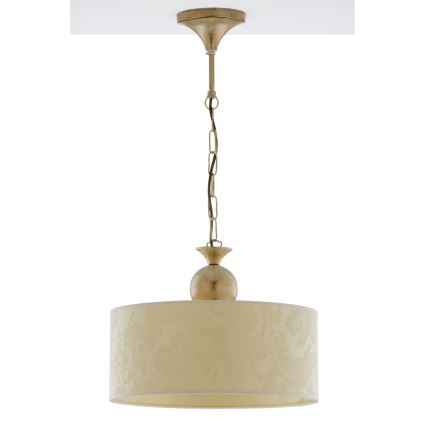 Brilagi - Πολυέλαιος με αλυσίδα SAPHIRE 1xE27/15W/230V κρεμ/χρυσό/πατίνα