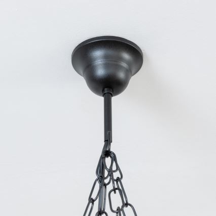 Brilagi - Πολυέλαιος με αλυσίδα TIMONA 4xE14/40W/230V διάμ. 50 εκ., φινίρισμα οξιάς