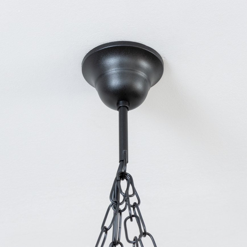 Brilagi - Πολυέλαιος με αλυσίδα TIMONA 4xE14/40W/230V διάμ. 50 εκ., φινίρισμα οξιάς