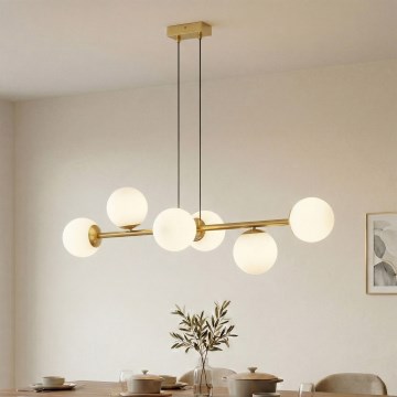 Brilagi - Πολυέλαιος με καλώδιο ανάρτησης MALONY 6xE14/20W/230V χρυσός