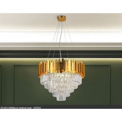 Brilagi - Πολυέλαιος με καλώδιο PLAZA 9xE14/40W/230V