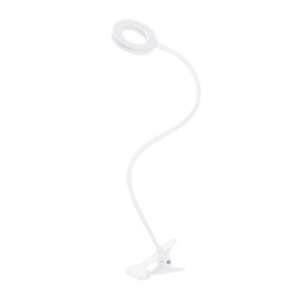 Brilagi - Ρυθμιζόμενη LED λάμπα με κλιπ ORBELA LED/8W/5V 3000/4000/5000K λευκή