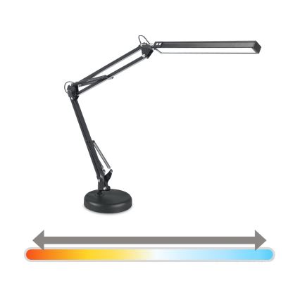 Brilagi - Ρυθμιζόμενη LED επιτραπέζια λάμπα 2-σε-1 USB VARIO LED/14W/5V 3000–6000K μαύρη