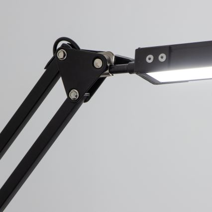 BRILAGI - Ρυθμιζόμενη LED επιτραπέζια λάμπα 2-σε-1 USB VARIO LED/14W/5V 3000–6000K μαύρη