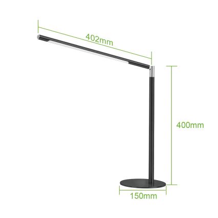 Brilagi - Επιτραπέζια λάμπα LED VARIO, ρυθμιζόμενη με έλεγχο αφής, 7W/230V, 3000–6500K, CRI 96, μαύρη