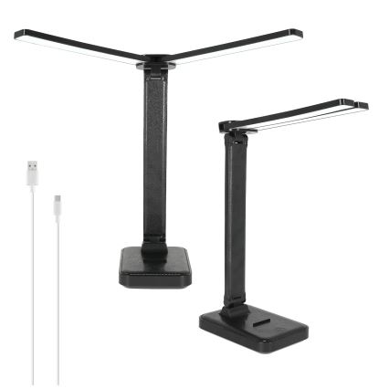 Brilagi - Ρυθμιζόμενη επιτραπέζια λάμπα LED MODO DUO LED/8W/5V 3000/4000/6500K μαύρη