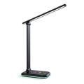 Brilagi - Ρυθμιζόμενη επιτραπέζια λάμπα LED RGBW MODO LED/7W/5V 3000/4000/6500K μαύρη